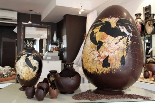 Oeufs en chocolat - Chocolaterie Colas à Maule (Yvelines)